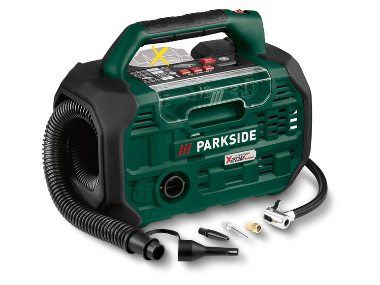 Ga naar volledige schermweergave: Accucompressor en -luchtpomp 20 V PARKSIDE® PKA20 - afbeelding 1