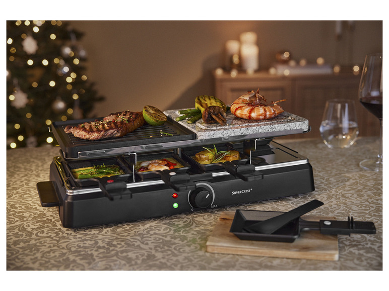 Aller en mode plein écran SILVERCREST® KITCHEN TOOLS Raclette-gril, 1 400 W - Photo 2