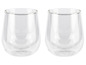 Twee glazen bekers voor warme dranken.