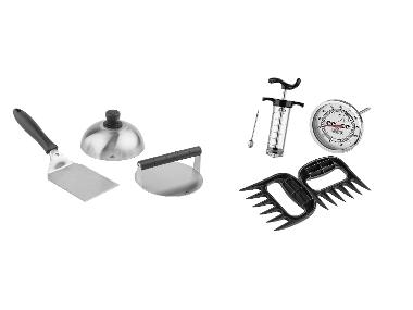 GRILLMEISTER Set complet pour burgers ou pulled pork