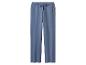 Blauwe joggingbroek met trekkoord in de taille en zakken.