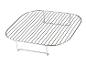 Metalen rooster voor grill of oven met pootjes