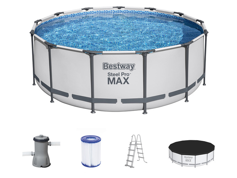 Ga naar volledige schermweergave: Bestway Zwembad »Steel Pro Max«, Ø 396 x 122 cm - afbeelding 2