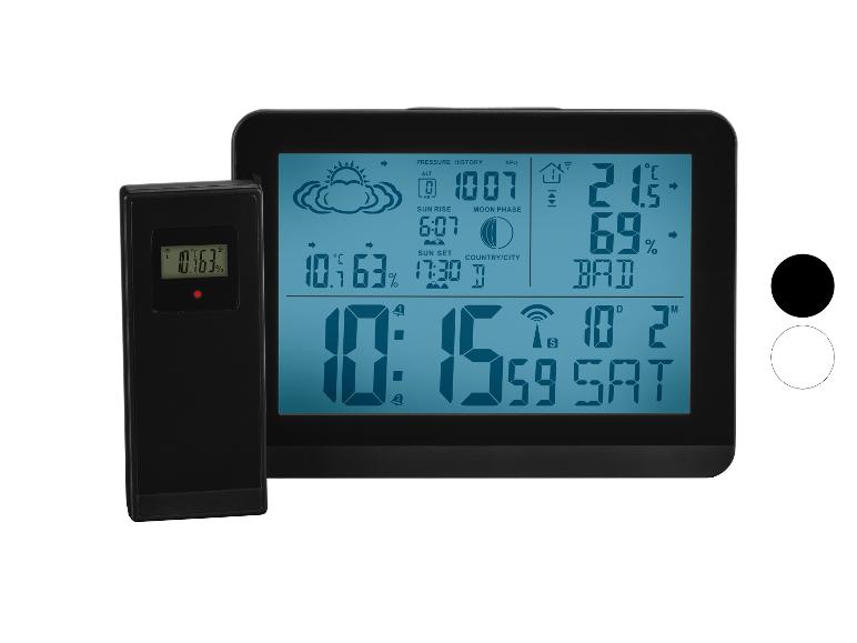 Station météo sans Fil Horloge de météo numérique avec capteur