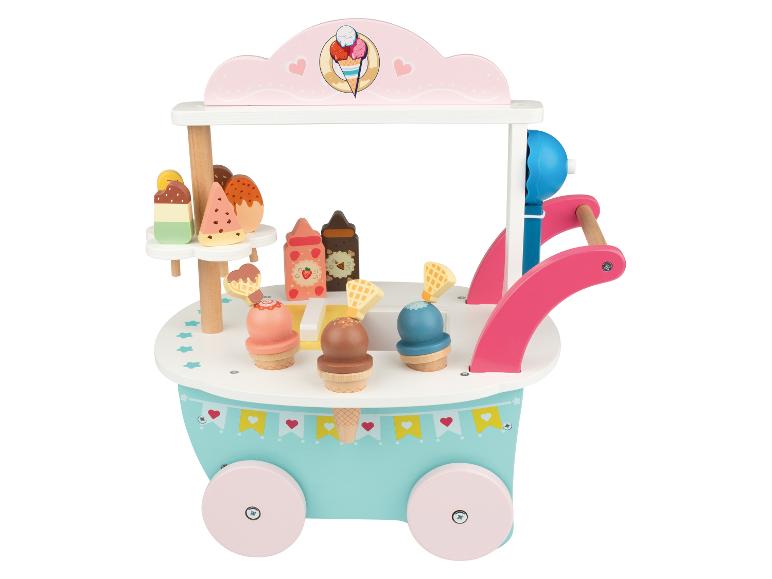 Chariot à Glaces pour Enfants, 20+ Accessoires, Jeu d'Imitation