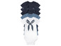 Baby onesies met zeemansmotief en blauwe print