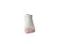 Chaussette de cheville blanche et rose