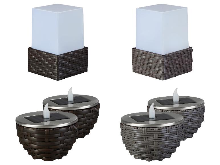 Ga naar volledige schermweergave: Ledsolarlamp rotan LIVARNO home - afbeelding 1