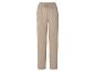Pantalon cargo beige avec cordon.