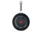 Wok Jamie Tefal avec intérieur noir et poignée métallique.