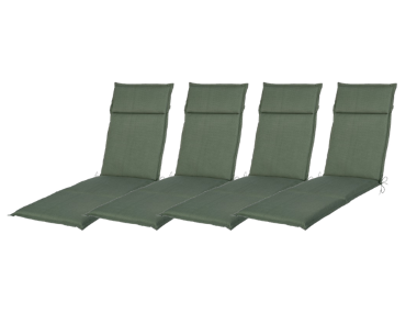 LIVARNO® Set de 4 coussins pour chaise longue »Houston«