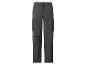Pantalon cargo gris foncé pour homme avec taille élastique et cordon de serrage.