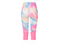 Leggings de sport avec un motif marbré rose et bleu