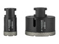 Twee Parkside Performance diamantboorbeitels, 30mm en 68mm.