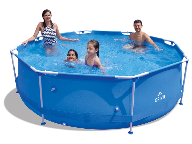 Aller en mode plein écran CRIVIT Piscine gonflable »Metal Frame Pool«, Ø 300 x 76 cm - Photo 3