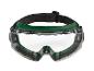 Lunettes de protection avec visière transparente et monture verte