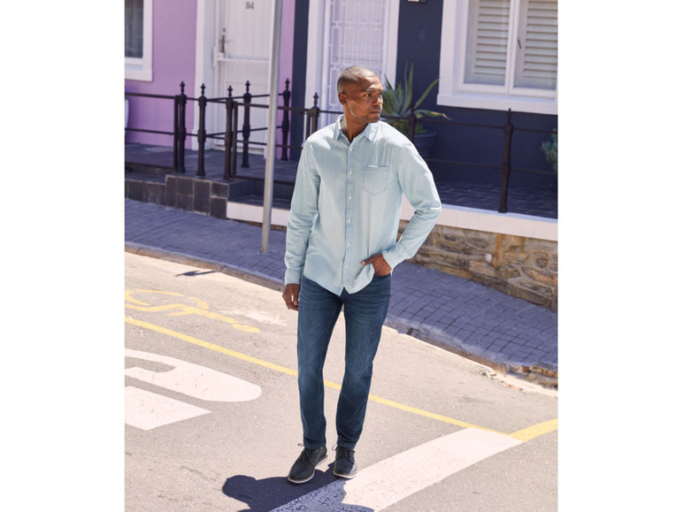 Aller en mode plein écran LIVERGY® Jean slim fit en un mélange de coton - Photo 6