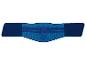 Blauwe rugbrace met getextureerd ontwerp.