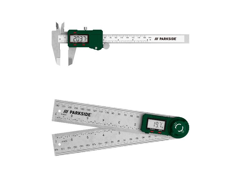 PARKSIDE digitale schuifmaat en digitale hoekmeter