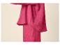 Fuchsia roze mousseline stof met subtiele plooien