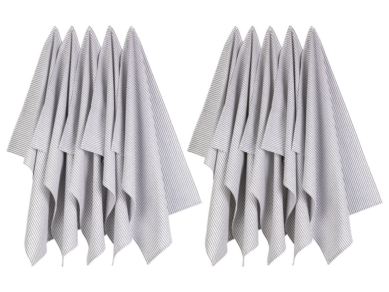 Ga naar volledige schermweergave: LIVARNO home Katoenen theedoeken, set van 10, 50 x 70 cm - afbeelding 7