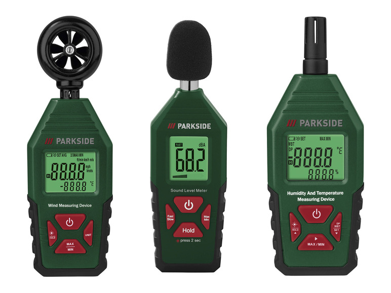 Ga naar volledige schermweergave: Meetinstrumenten PARKSIDE® - afbeelding 1