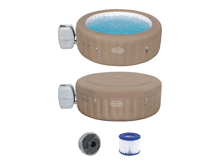 Ga naar volledige schermweergave: Bestway Opblaasbare whirlpool LAY-Z-SPA® Palm Springs, voor 6 personen, Ø 196 x 71 cm - afbeelding 9