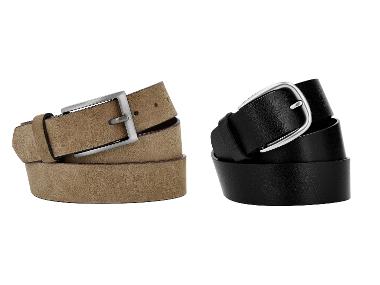 ESMARA MEN Ceinture en cuir pour hommes