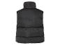 Gilet noir rembourré sans manches.