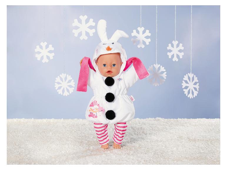 Tenue Bonhomme De Neige Pour Poupée BABY Born – Combinaison, Leggings Et écharpe