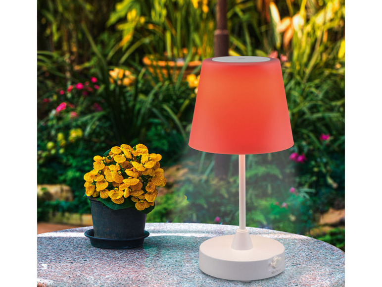 Aller en mode plein écran LIVARNO home Lampe de table sans fil avec abat-jour interchangeable - Photo 5