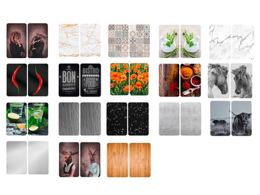 Wenko Plaque de protection de cuisinière »Universal«, 2 pièces