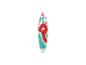 Planche de paddle gonflable, design floral rouge et turquoise.