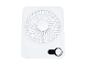 Ventilateur de bureau blanc avec régulateur de vitesse