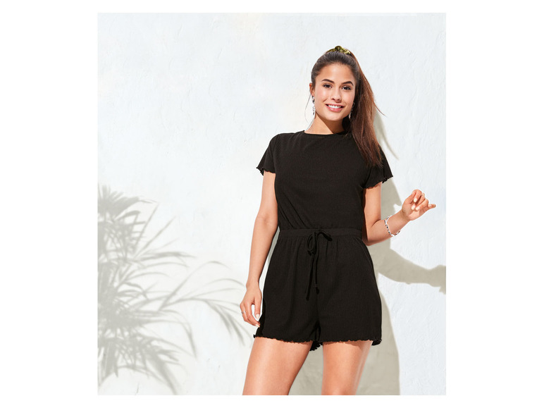 Ga naar volledige schermweergave: esmara® Korte jumpsuit van gerecycleerd materiaal - afbeelding 3