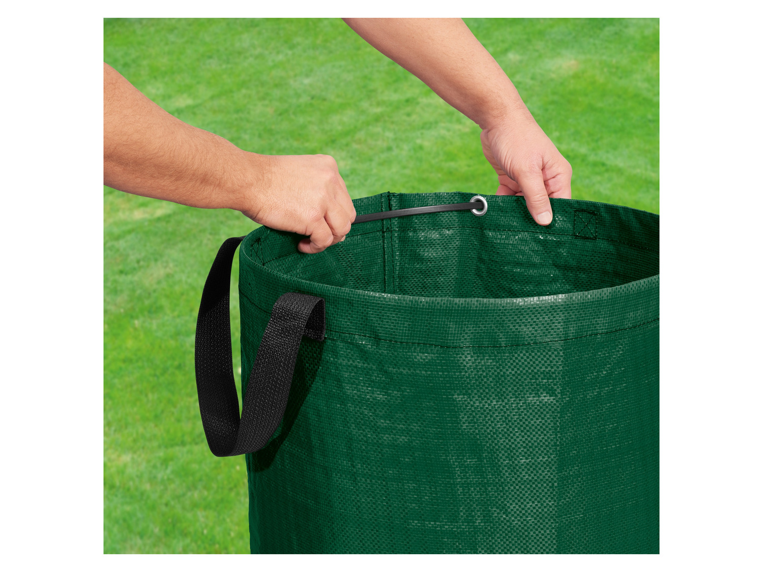 Bâche De Ramassage Feuilles Greengers 220cm - 130L Avec Poignées Renforcées