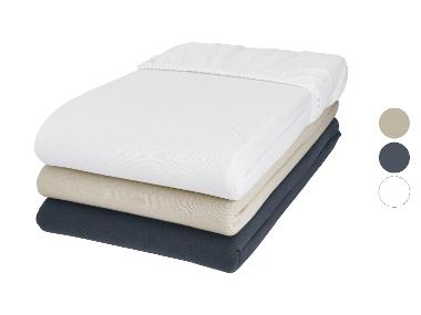 LIVARNO® Drap-housse bi-élastique premium pour lit boxspring, 90-100 x 200 cm