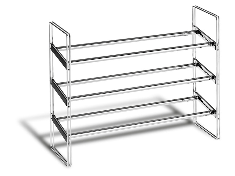 Ga naar volledige schermweergave: LIVARNO home Uittrekbaar schoenenrek, 64-119 x 50,5 x 22,5 cm - afbeelding 6