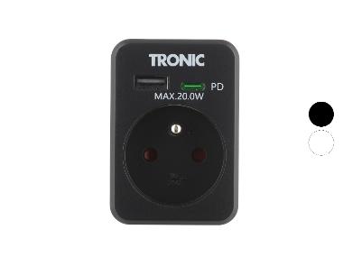TRONIC® Adaptateur prise USB