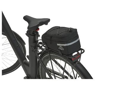 Sacoche De Selle Compacte 22x9x9 Cm – Nylon Résistant, Double Clip, Réflecteur, étanche Aux éclaboussures, VTT/route/ville