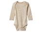 Beige romper met lange mouwen voor baby