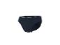 Slip homme bleu foncé avec ceinture blanche, vu de face.
