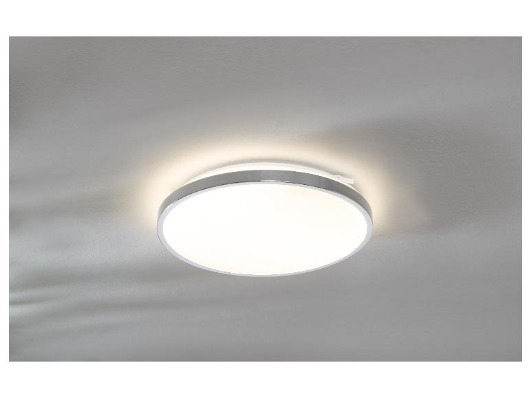Élégant plafonnier LED rond.