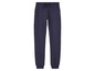Donkerblauwe joggingbroek met trekkoord.