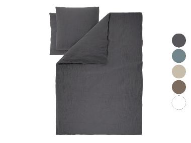 LIVARNO® Housse de couette en mousseline, 240 x 220 cm