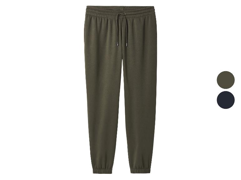 Pantalon de jogging vert avec cordon de serrage et deux options de couleur.