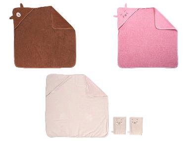 LUPILU® Cape de bain pour bébés, 85 x 85 cm