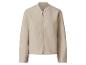 Beige bomberjack met rits.