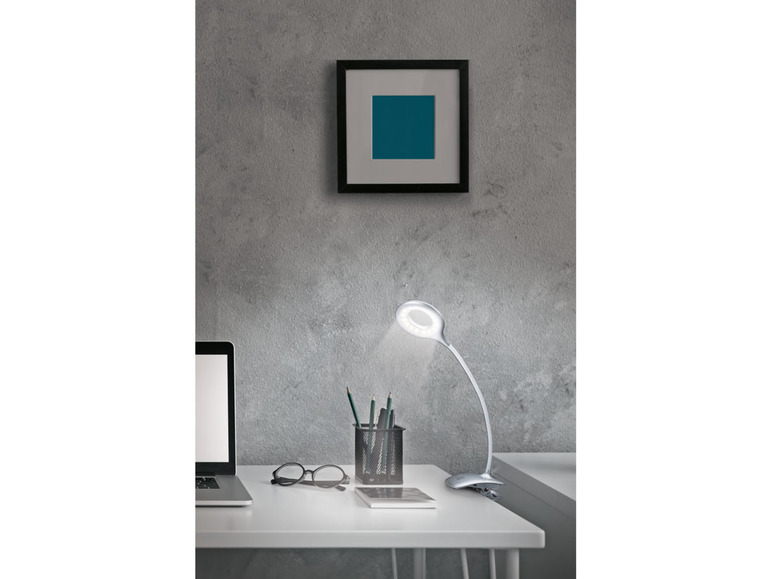 Aller en mode plein écran LIVARNO home Lampe de bureau à LED avec bras flexible - Photo 19