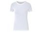 T-shirt blanc à manches courtes.